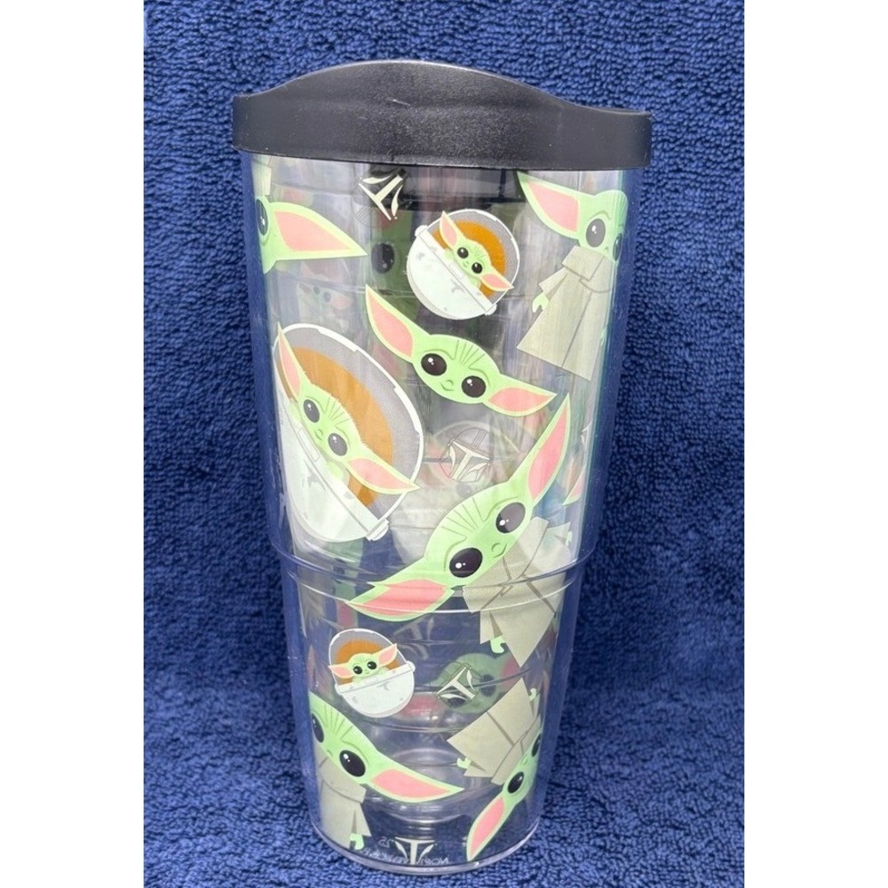 Tervis Star Wars The Mandalorian Grogu Baby Yoda 24oz Insulated Tumbler with Lid